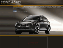 Tablet Screenshot of infinitifx37.com